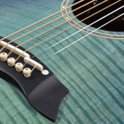 Takamine LTD 2016 Decoy Limited Edition Acoustic Guitar in Green Blue Burst! image 17