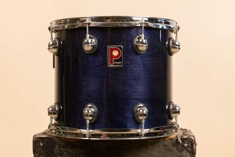 1990s Premier 12x14 Cobalt Blue Tom image 1