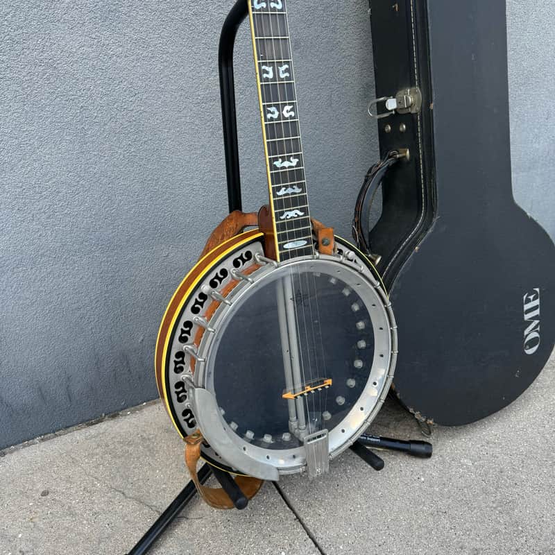 OME Triple-X XXX 5-String Banjo w/ Original Hardshell Case image 1