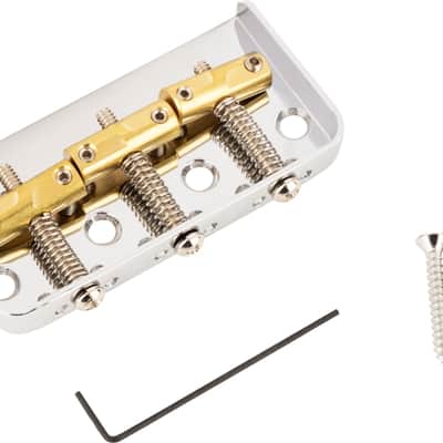 FENDER - 3-Saddle Custom Cut-Off Vintage-Style Tele Bridge with Compensated Brass Saddles - 0990809000 image 1