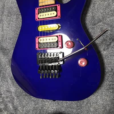 KRAMER LK-4 MOD Candy Blue 1980s Electric Guitar, Made in Japan, v8443 image 2
