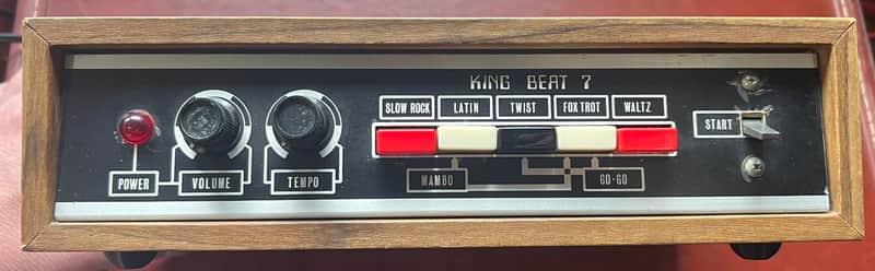 King Beat 7 Analog Rhythm Box Vintage Analog Drum Machine image 1