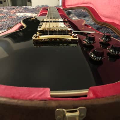 Gibson Custom Shop 1957 Les Paul Custom Reissue 3-Pickup Ebony VOS Black Beauty image 4