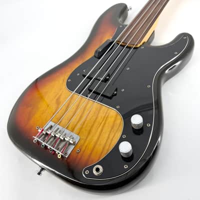 1978 Fender Fretless Precision Bass - Sunburst image 2