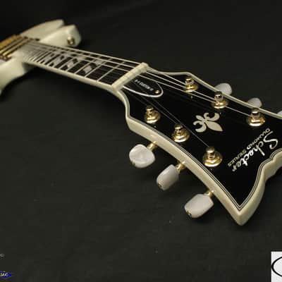 Schecter S-1 Custom III Electric, Seymour Duncan Pickups, Vintage White! image 7