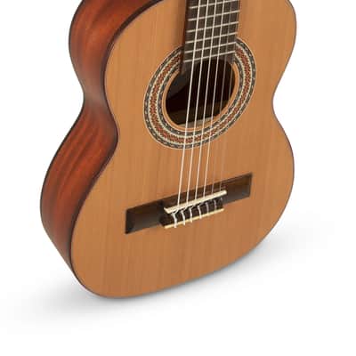 Manuel Rodriguez T-44 TRADICÍON Series 1/4 Size Solid Cedar Top Mahogany Neck Nylon 6-String Classical Acoustic Guitar image 3