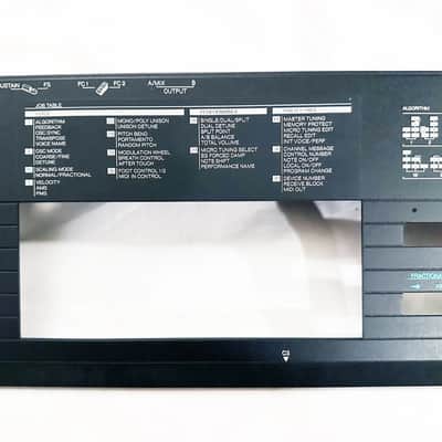 YAMAHA DX7 IIFD Original Top Side Frame Panel. Great Condition ! image 4