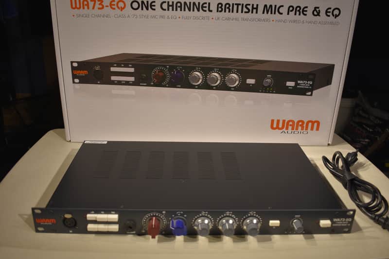 Warm Audio WA73-EQ 1-Channel British Microphone Preamp / EQ 2018 - Present - RAF Blue Gray image 1
