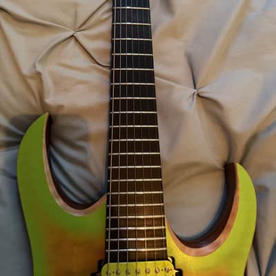 Mayones Duvell Qatsi 1.0 John Browne Signature 7 String 2018 - Juice Burst image 2