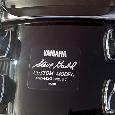 Yamaha Steve Gadd Signature Snare Drum 2015s - Black image 2