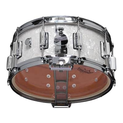 Rogers Dyna-Sonic Snare Drum 14x6.5 White Marine Pearl image 2