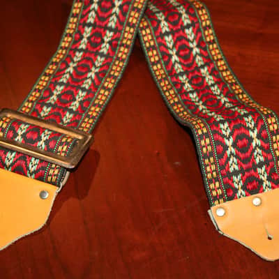 60's/70's Vintage Woven Strap Three inches Wide image 3