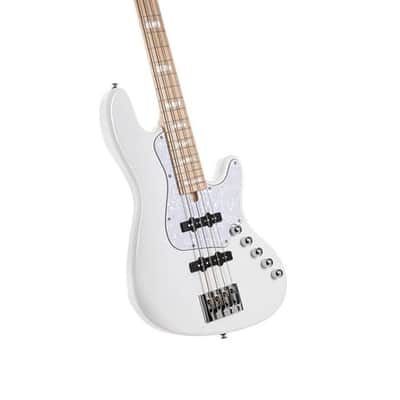 Cort Elrick NJS 4-String Electric Bass, White image 16