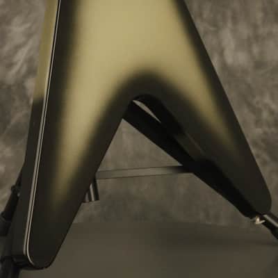 all original 1981 Gibson Flying V Bass SILVERBURST!!! image 13