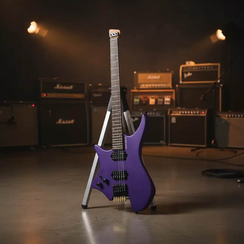 Prog Fusion Guitars PF1 2026 - Satin Purple - Left handed image 1