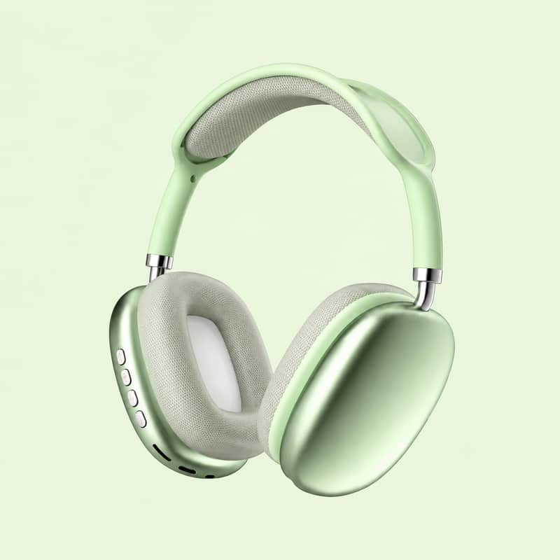 P9 Plus Max Wireless Bluetooth 5.4 ANC Headphones – Foldable HiFi Stereo Deep Bass Over-Ear Gaming Headset for Phone, PC, Laptop & Tablet image 1
