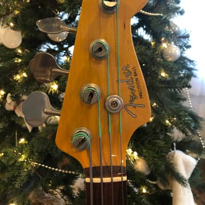 Fender Precision Bass Fiesta Red image 3
