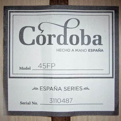 Cordoba 45 FP Flamenco Guitar Spruce/Sycamore image 11