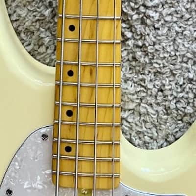 Schecter 2492-SHC CV-4 Ivory 4-String RH Electric Bass with Maple Fingerboard image 7