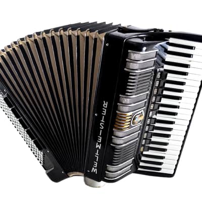 6560 - Black Guerrini Professional Super-Organtone 6 Row Chromatic