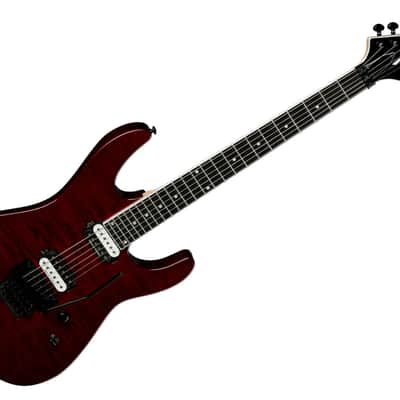 Dean Modern 24 Select Flame Top Floyd electric guitar Trans Cherry NEW w/ CASE image 2