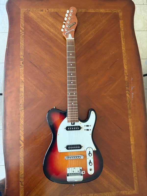 1960s Sekova Telecaster Made in Japan Telecaster 1960s - Sunburst red image 1