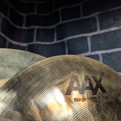 Sabian AAX 14" Stage Hi‑Hat Cymbals (Pair) – Bright, Crisp, Modern Projection – Professional B20 Alloy image 4