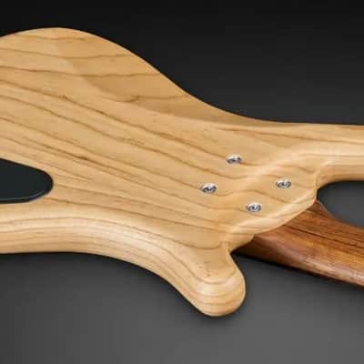 Warwick Pro Series Corvette $$ 5 String Natural Transparent Satin Lefthand GPS1485 90PA ASH FRL image 6