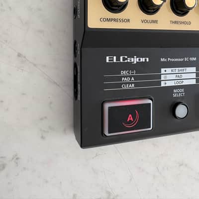 Roland EC-10M ELCajon Mic Processor 2010s - Black/Gold image 2