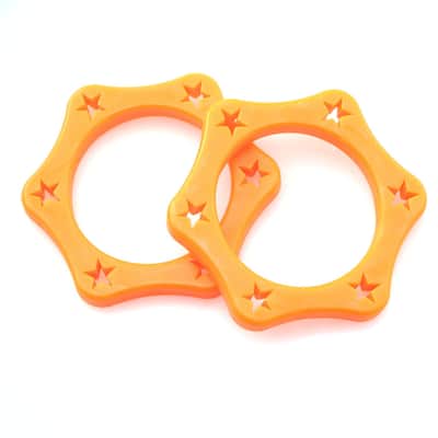 Microphone Protection Ring 4Pcs Rubber Microphone Protection Ring Antirolling Protective Sleeve For Handheld Microphones,Fits Standard Size Wireless Microphone (Green, Orange) image 3