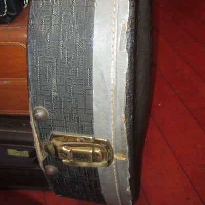 1964 Gretsch Chet Atkins 6120 / Nashville / Tennessean Case Grey with Pink Interior image 5