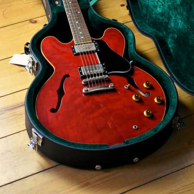 1995 Orville by Gibson ES-335 Cherry – w/HSC & Paperwork, Fujigen, Japan, MIJ, Rare image 7