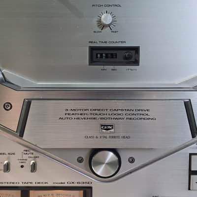 AKAI GX-635D Pro Serviced 1/4" Open Reel Tape Deck, Tested, Excellent Condition image 5