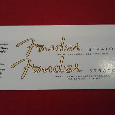 Fender Vintage Reproduction Waterslide decal image 1