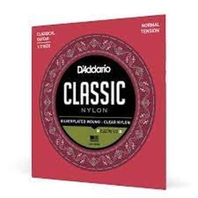 D'Addario EJ27N 1/2 Student Nylon Fractional Classical Guitar Strings Normal Tension image 1