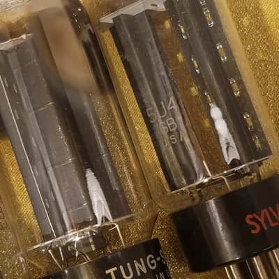 Tung-Sol or other USA 1 5U4GB Balanced Rectifier Vintage Vacuum Tube AT1000 tested  tNOS 1954 - 1966 image 5