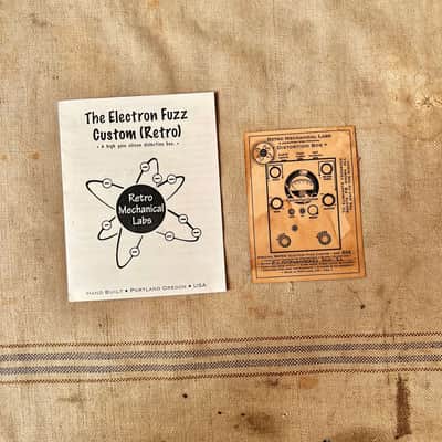 Retro Mechanical Labs Custom Electron Fuzz -Distortion Box-Lightly Used w/SKB Case image 18