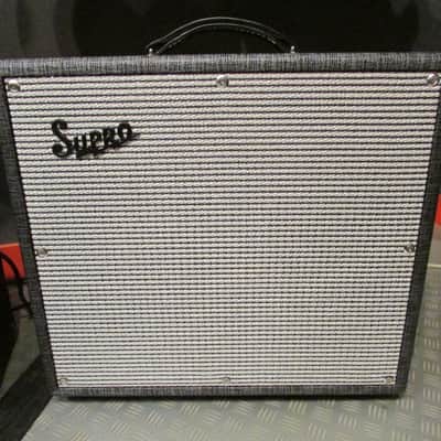 Supro 1695T Black Magick Black Rhino Hide Tolex image 1