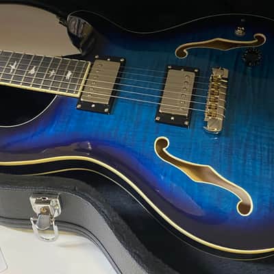 NEW OLD STOCK! 2022 PRS SE Hollowbody II Electric Guitar - Faded Blue Burst - Authorized Dealer - 10566 image 4