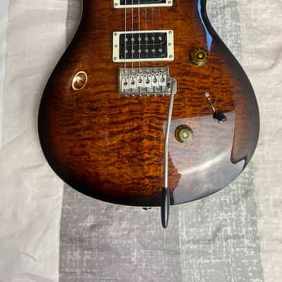 PRS SE Custom 24 Quilt 2023 - 2025 - Black Gold Burst image 3
