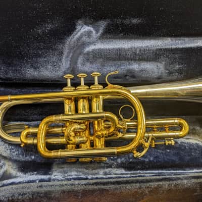 Bach Stradavarious 25 1967 - Raw Brass & Silver Plated Bell image 3