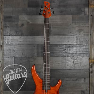 Yamaha TRBX605FM 5-String Bass Guitar - Caramel Brown image 4
