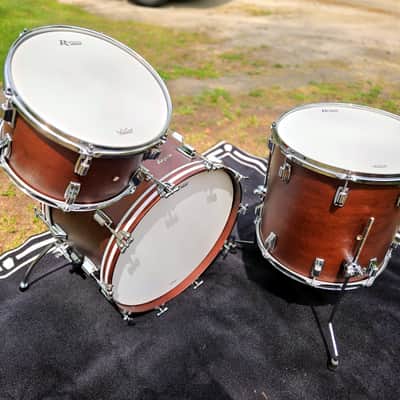 Rogers Cleveland 3-Piece Shell Pack in Satin Dark Mahogany, 22/13/16 image 5