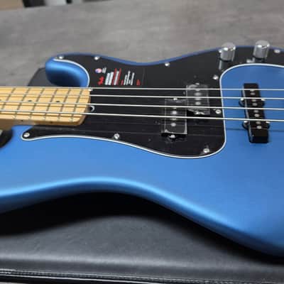 Fender American Precision PJ Bass BRAND NEW Lake Placid Satin Matte Blue Performer Precision Jazz PJ 4-String USA Bass Guitar image 12