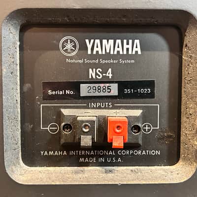 Yamaha NS-4 Vintage Natural Sound Bookshelf Monitors image 6