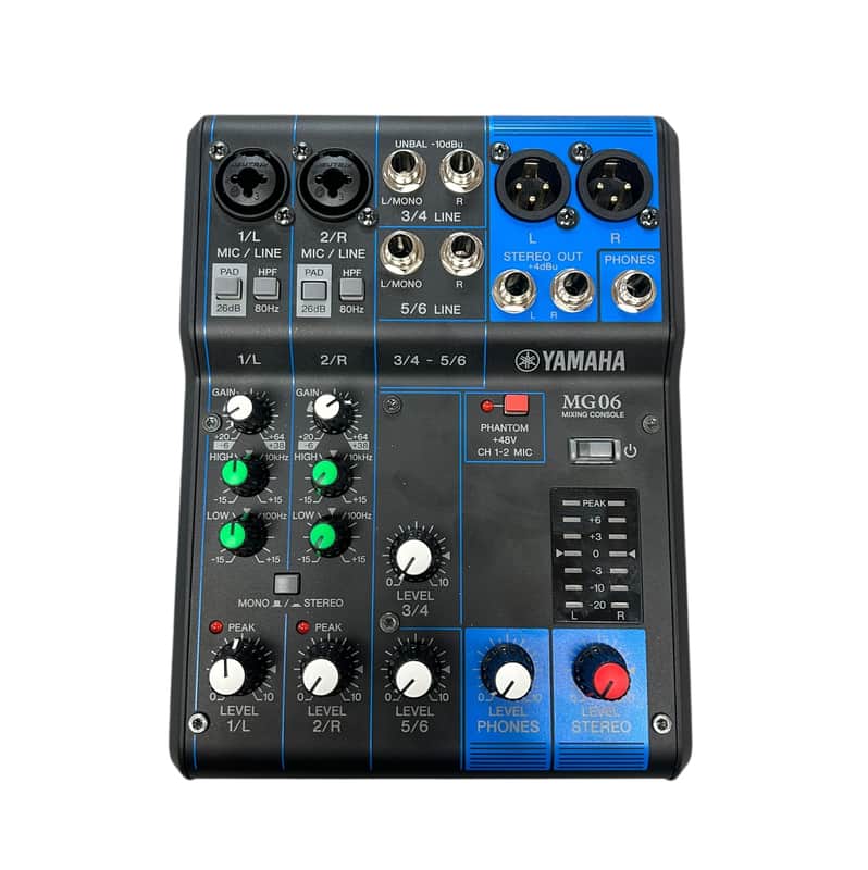 Yamaha MG06 Mixing Console & Zoom R8 Sampler/Controller image 1