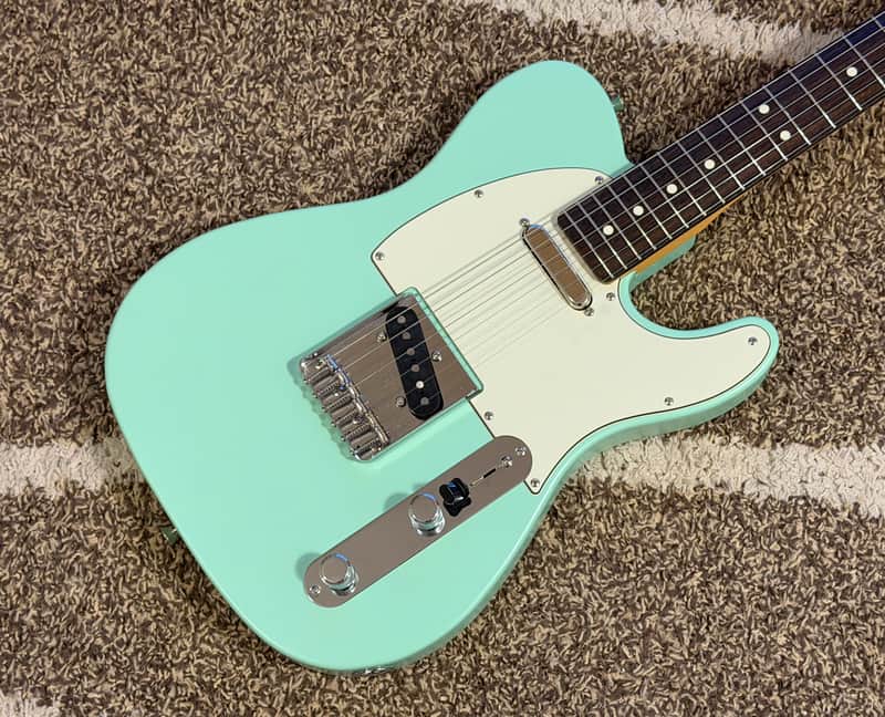 2024 Fender MIJ Junior Collection Telecaste Satin Surf Green Made in Japan image 1