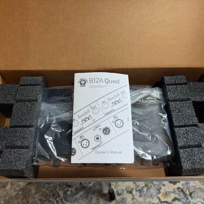 Black Lion Audio B12A Quad 4-Channel Microphone Preamp 2019 - 2020 - Black image 6