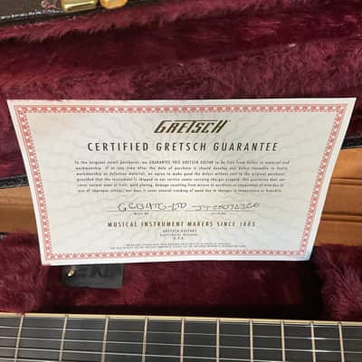 Gretsch G6134TG Limited Edition Penguin Electric Guitar - Champagne Sparkle image 7