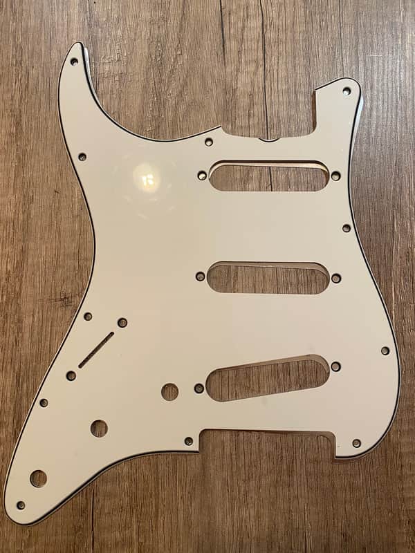 General Vintage Tone  1962 Stratocaster pickguard 3 ply parchment with full shield plate guard 1962 image 1